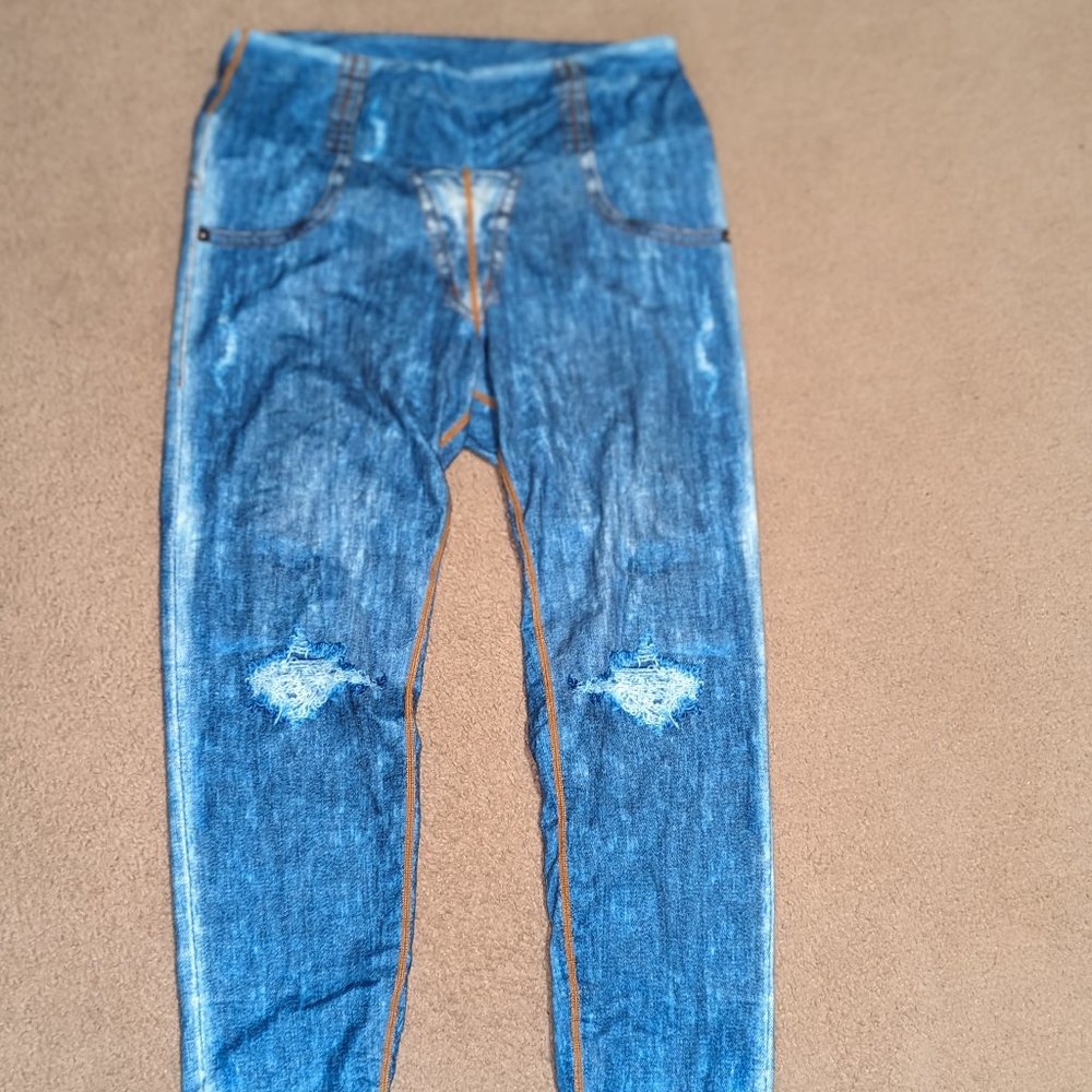 Shein Ladies Jean print leggings